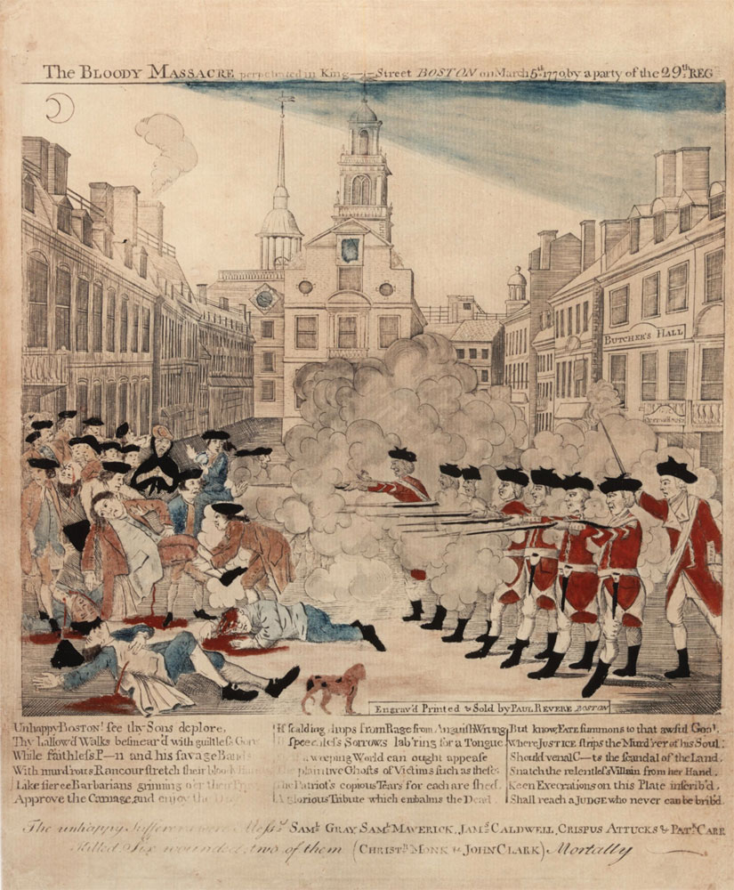 Paul Revere’s “The Bloody Massacre,” 1770 | Hamilton Education Program